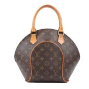 Pre-owned Leather handbags Louis Vuitton Vintage , Brown , Dames