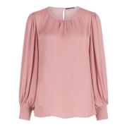 Elegante Satijnen Blouse met Gerimpelde Details Betty Barclay , Pink ,...