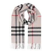 Cashmere scarves Burberry , Beige , Dames