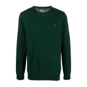 Wollen Ronde Hals Trui Ralph Lauren , Green , Heren