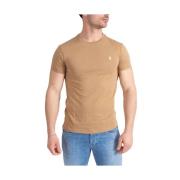 Casual Katoenen T-shirt Ralph Lauren , Beige , Heren