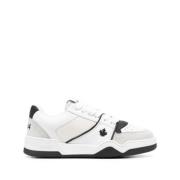 Spiker Lage Top Sneakers Dsquared2 , White , Heren