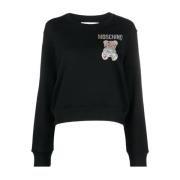 Stijlvolle Sweater voor Mannen en Vrouwen Moschino , Black , Dames