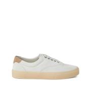 Witte Suède Sneakers met Merkhiel Brunello Cucinelli , White , Heren