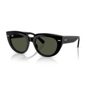 Zwart/Groen Doreen Zonnebril voor Vrouwen Ray-Ban , Black , Dames