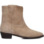 Beige Suède Enkellaarsjes Lina Locchi , Beige , Dames