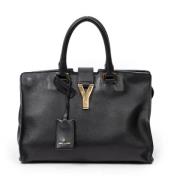 Pre-owned Leather shoulder-bags Yves Saint Laurent Vintage , Black , D...