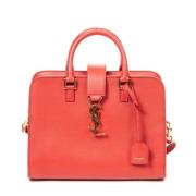 Pre-owned Leather shoulder-bags Yves Saint Laurent Vintage , Red , Dam...