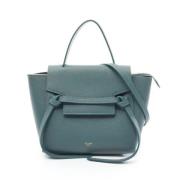 Pre-owned Leather celine-bags Celine Vintage , Blue , Dames