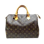 Pre-owned Canvas louis-vuitton-bags Louis Vuitton Vintage , Brown , Da...