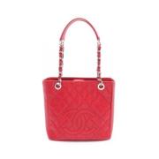 Pre-owned Leather chanel-bags Chanel Vintage , Red , Dames