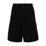 Zwarte Cargo Shorts met Logo Patch 032c , Black , Heren