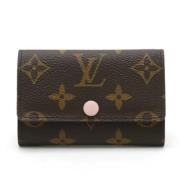 Pre-owned Fabric key-holders Louis Vuitton Vintage , Brown , Dames