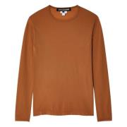 Kameelbruine Longsleeve T-shirt Junya Watanabe , Brown , Dames