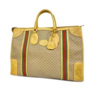 Pre-owned Leather gucci-bags Gucci Vintage , Brown , Dames