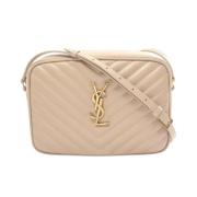 Pre-owned Leather shoulder-bags Yves Saint Laurent Vintage , Beige , D...