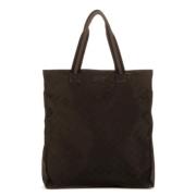 Pre-owned Canvas totes Gucci Vintage , Brown , Dames