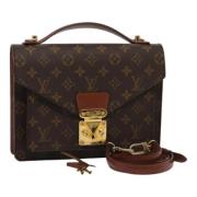 Pre-owned Canvas louis-vuitton-bags Louis Vuitton Vintage , Brown , Da...