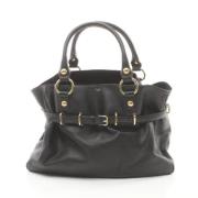 Pre-owned Leather celine-bags Celine Vintage , Black , Dames