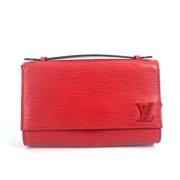 Pre-owned Leather louis-vuitton-bags Louis Vuitton Vintage , Red , Dam...