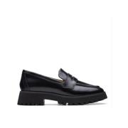 Stayso Zwarte Loafer Clarks , Black , Dames