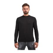 Stijlvolle Pullover Trui voor Mannen Dsquared2 , Black , Heren