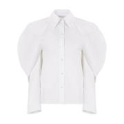 Lange Mouw Shirt Top U1000 Nina Ricci , White , Dames