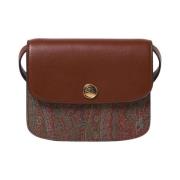 Stijlvolle Leren Tas voor Mannen Etro , Brown , Dames