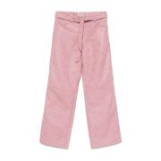 Roze Faux Leren Broek Rechte Pijp Baum und Pferdgarten , Pink , Dames