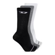 Driepak sokken Skm-D-Crew-Light-Socks Diesel , Multicolor , Heren