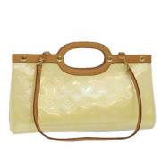 Pre-owned Leather handbags Louis Vuitton Vintage , Beige , Dames