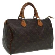 Pre-owned Canvas louis-vuitton-bags Louis Vuitton Vintage , Brown , Da...