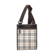 Pre-owned Canvas shoulder-bags Burberry Vintage , Beige , Dames