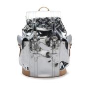 Pre-owned Plastic backpacks Louis Vuitton Vintage , Gray , Dames