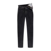 Jeans met logo Y/Project , Black , Dames