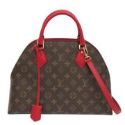 Pre-owned Canvas handbags Louis Vuitton Vintage , Brown , Dames