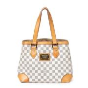 Pre-owned Coated canvas shoulder-bags Louis Vuitton Vintage , White , ...