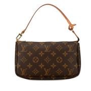 Pre-owned Canvas louis-vuitton-bags Louis Vuitton Vintage , Brown , Da...