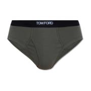 Slips met logo Tom Ford , Green , Heren