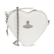 Schoudertas in hartvorm Vivienne Westwood , White , Dames