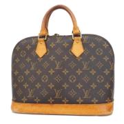 Pre-owned Fabric louis-vuitton-bags Louis Vuitton Vintage , Brown , Da...