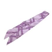 Pre-owned Silk scarves Hermès Vintage , Purple , Dames