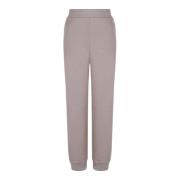 Taupe Grey Jersey Track Pants Calvin Klein , Gray , Dames