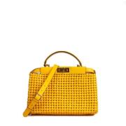 Pre-owned Leather fendi-bags Fendi Vintage , Yellow , Dames