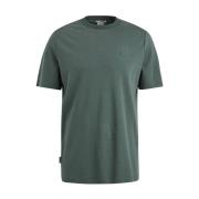 Korte Mouw Regular Fit T-shirt Cast Iron , Green , Heren