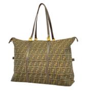 Pre-owned Nylon fendi-bags Fendi Vintage , Beige , Dames