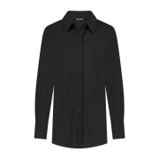 Zwarte Brooklyn Blouse met Kraag Lady Day , Black , Dames