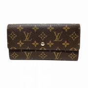 Pre-owned Canvas wallets Louis Vuitton Vintage , Brown , Dames