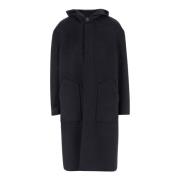 Luxe Parka Jas in Zwart Kasjmiermix Giorgio Armani , Black , Heren