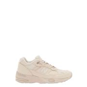 Witte Sneakers 991 Gemaakt in VK New Balance , White , Heren